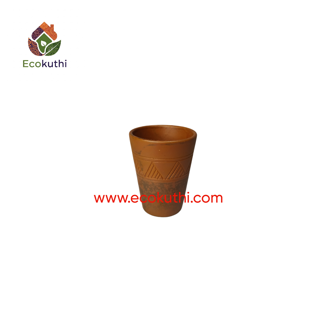 Clay water Glass