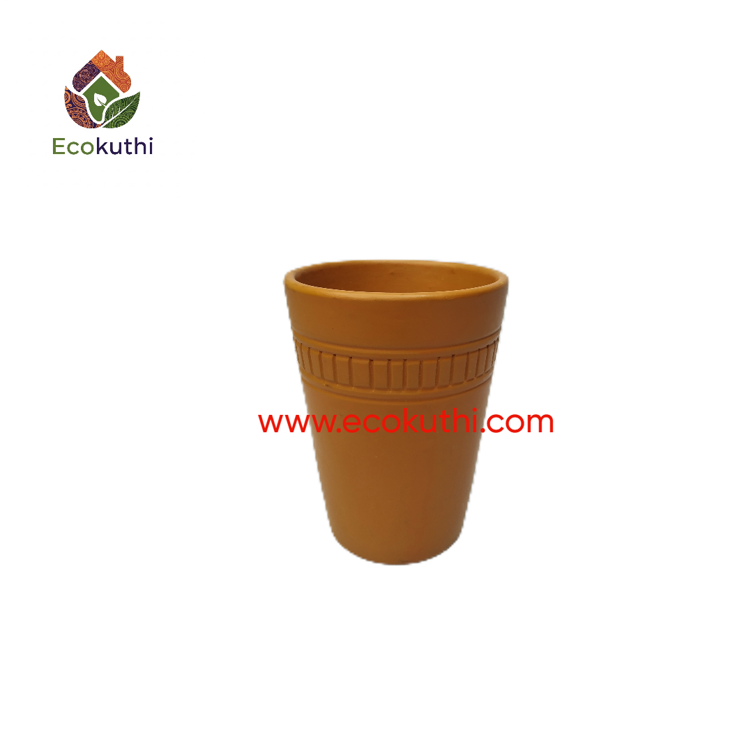 Clay Water Glass