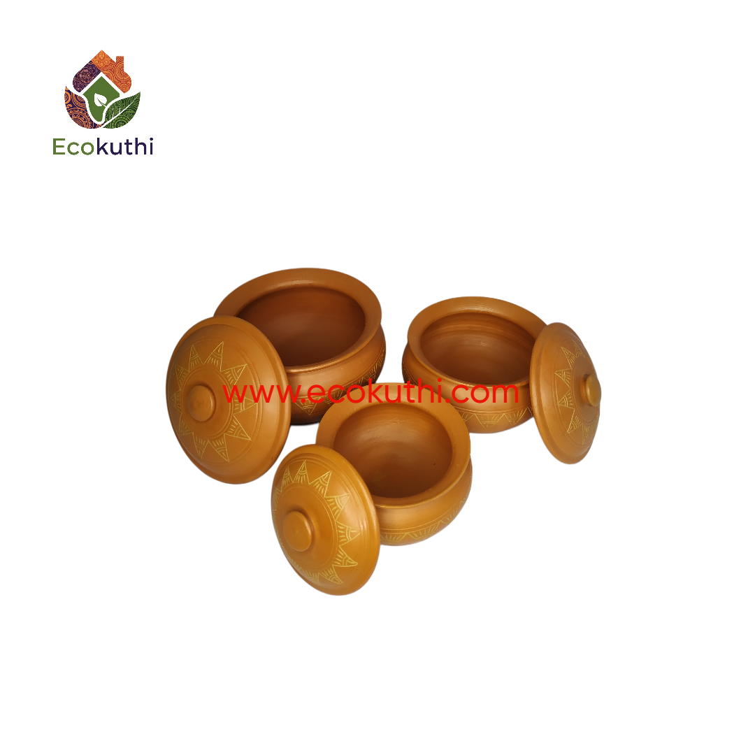 Curry Bowl with lid A Design