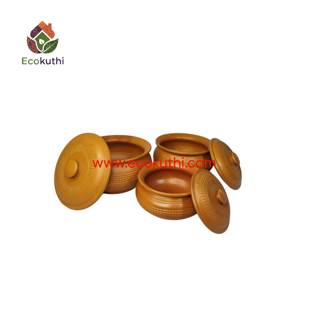 Clay curry bowl with lid Guti Design