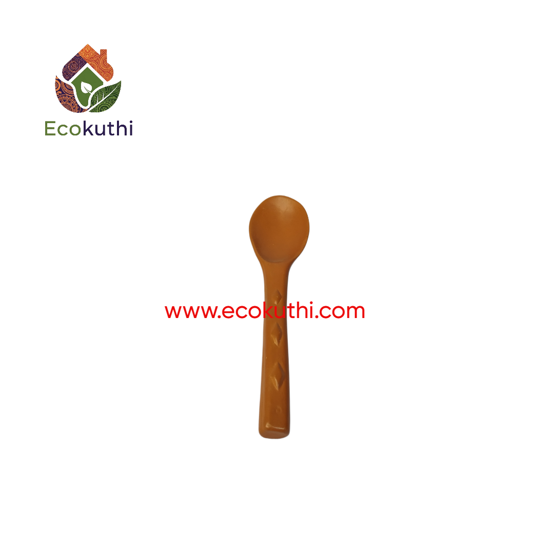 Clay Vegetable Spoon
