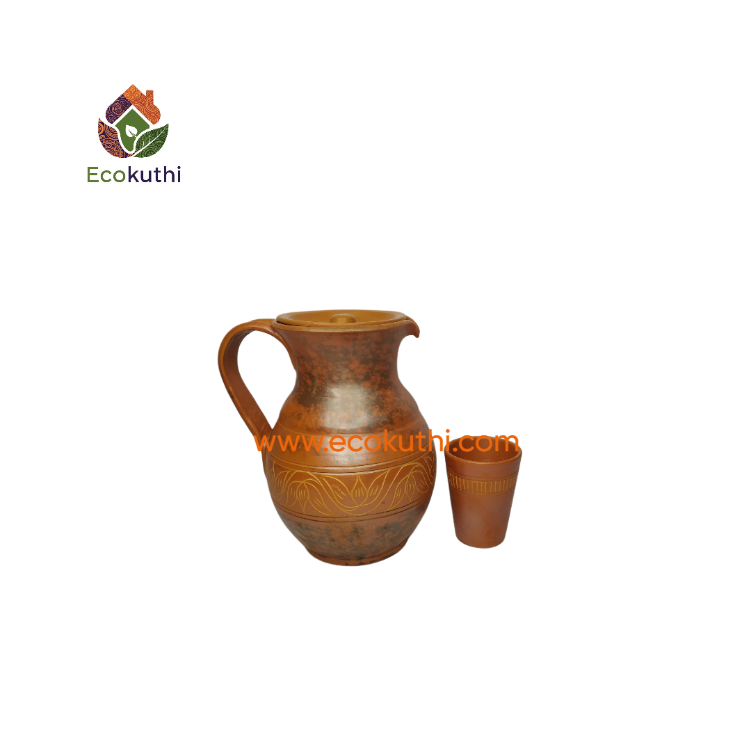 Buy 1 Jug, Get 1 Glass FREE ( Shapla Design )