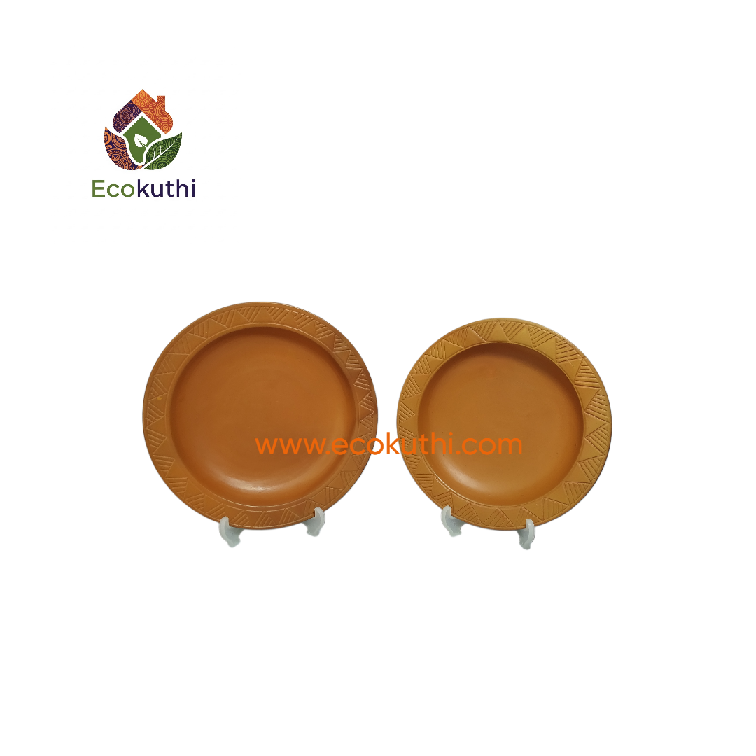 Handmade Clay Serving Plate