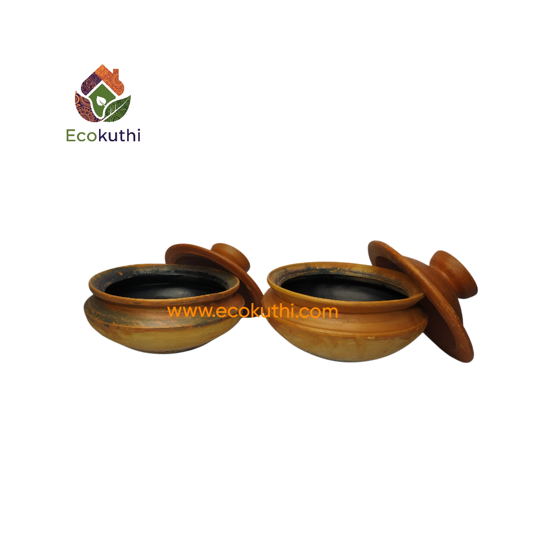 Clay Curry Cooking pot - 4 Piece