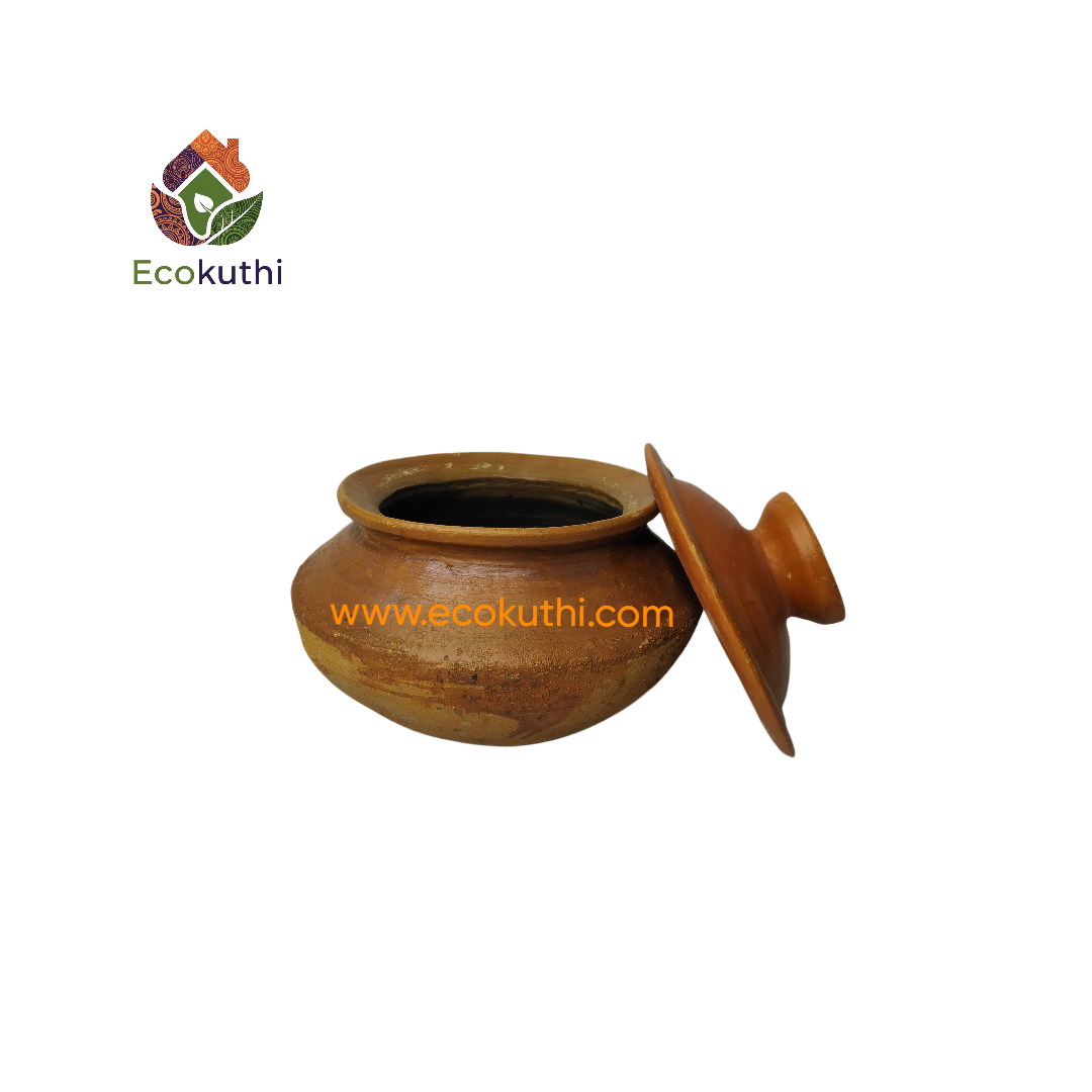 Clay Rice Cooking pot for half kg or 500gm