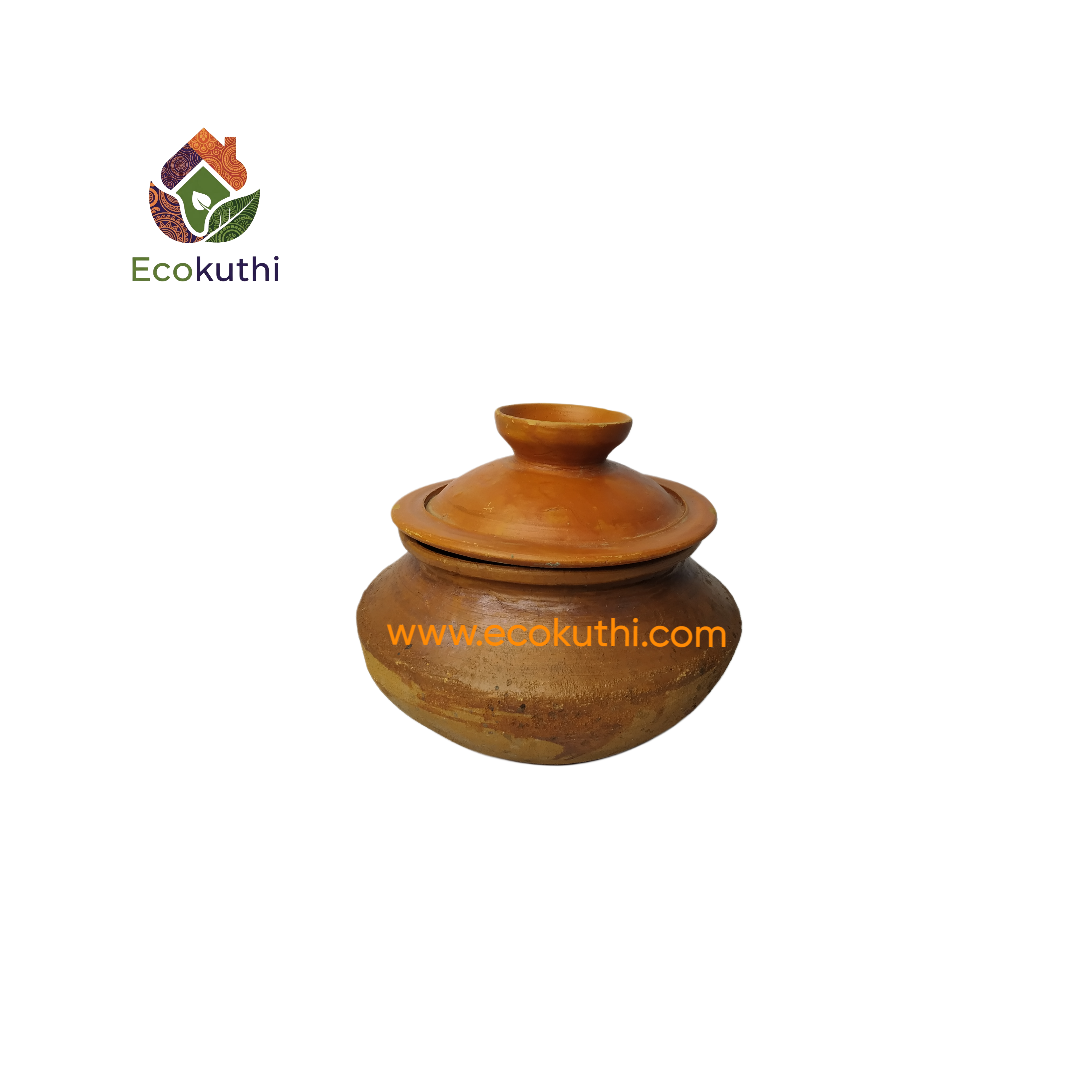 Clay Handi Cooking Pot For 0.5kg to 1kg