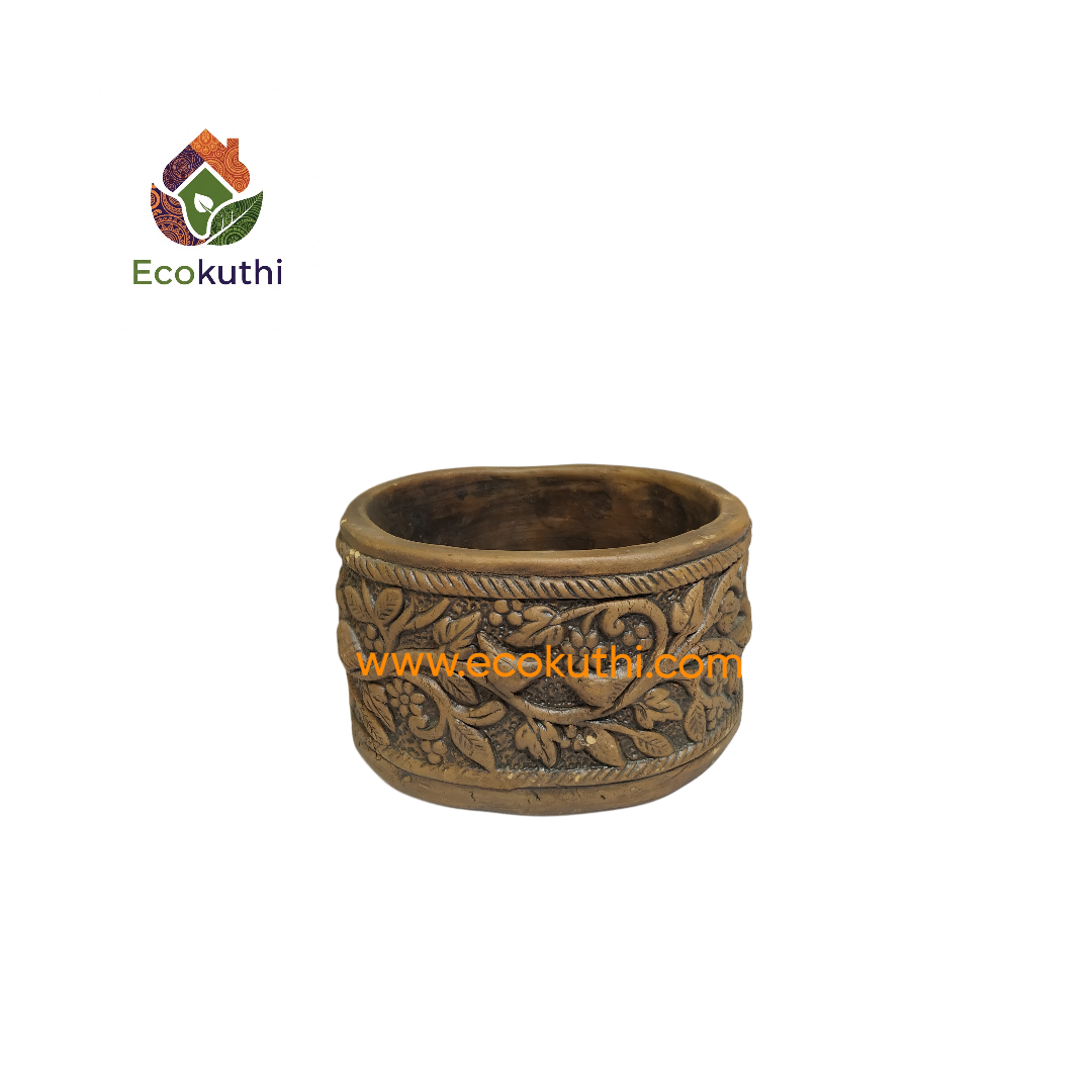 Clay Round Terracotta Bonsai Tub