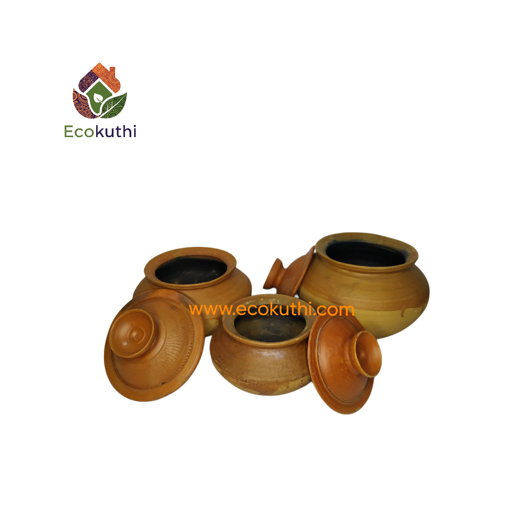 Premium Matir Patil Combo Set (3 Sizes) - গ্যাস ও মাটির চুলায় স্বাস্থ্যসম্মত অল-ইন-ওয়ান রান্নার সেট