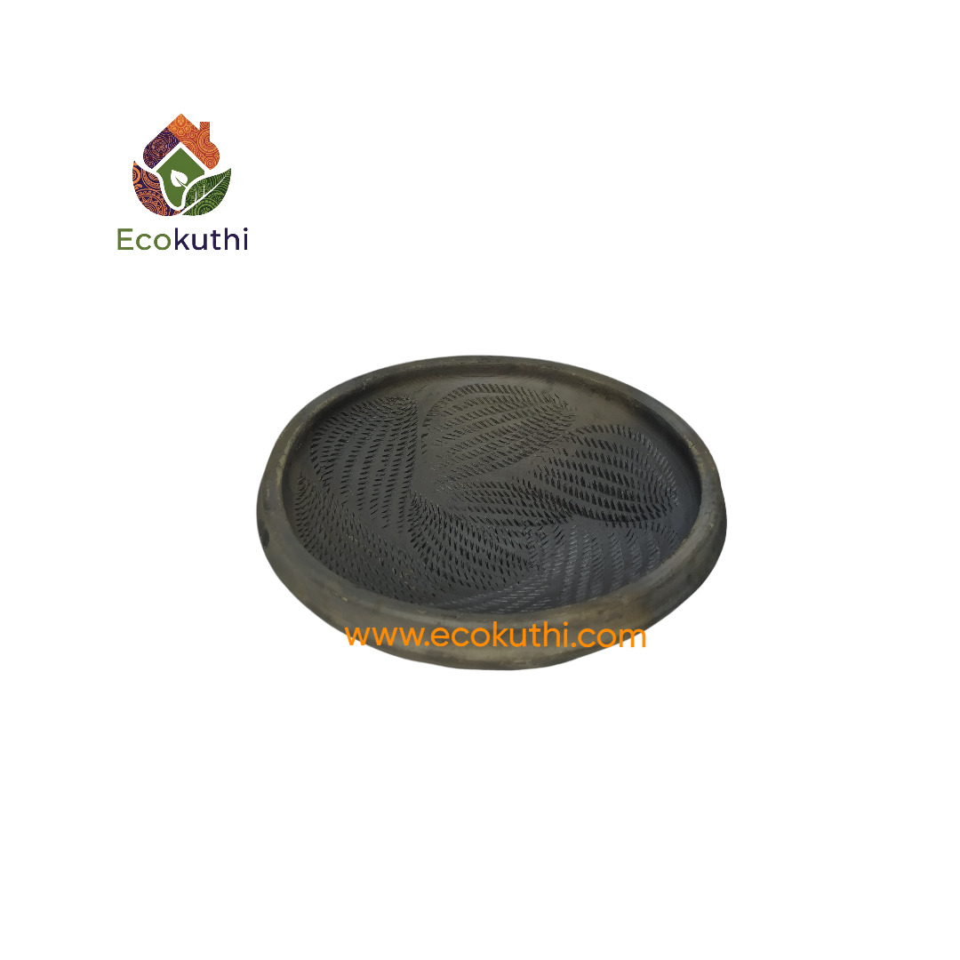 Premium Matir Mach Porishkar Korar Patro - মাছ পরিষ্কার করার বড় মাটির পাত্র